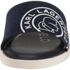 image:imageKARL LAGERFELD Womens Canta Flat SlideDenim Blue