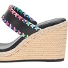 image:imageKARL LAGERFELD Womens Carcel Double Strap Espadrille Wedge SandalBlack