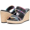 image:imageKARL LAGERFELD Womens Carcel Double Strap Espadrille Wedge SandalBlack