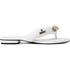 image:imageKARL LAGERFELD Womens Ceejay Thong Flip Flop With PinsBright White