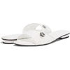 image:imageKARL LAGERFELD Womens Celin Floral Flat Sandal With Flower PinBright White