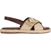 image:imageKARL LAGERFELD Womens Charla Slingback Espadrille Sandal With LogoNatural