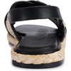 image:imageKARL LAGERFELD Womens Charla Slingback Espadrille Sandal With LogoNaturalBlack