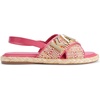 image:imageKARL LAGERFELD Womens Charla Slingback Espadrille Sandal With LogoTeaberry