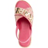 image:imageKARL LAGERFELD Womens Charla Slingback Espadrille Sandal With LogoTeaberry