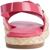 image:imageKARL LAGERFELD Womens Charla Slingback Espadrille Sandal With LogoTeaberry