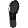 image:imageKARL LAGERFELD Womens Ciaran Flat Sandal With Bow DetailWhite GoldSilver