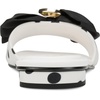 image:imageKARL LAGERFELD Womens Ciaran Flat Sandal With Bow DetailWhiteBlack