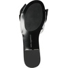 image:imageKARL LAGERFELD Womens Ciaran Flat Sandal With Bow DetailWhiteBlack