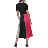 image:imageKARL LAGERFELD Womens Colorblock Sleeveless Fun Midi DressTeaberry Multi