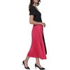 image:imageKARL LAGERFELD Womens Colorblock Sleeveless Fun Midi DressTeaberry Multi