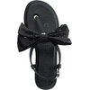image:imageKARL LAGERFELD Womens Cristi Studded Bow Thong Flip Flop SandalBlack