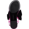 image:imageKARL LAGERFELD Womens Cristi Studded Bow Thong Flip Flop SandalFuchsia