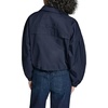 image:imageKARL LAGERFELD Womens Cropped Drop Sleeve Bomber JacketNavy