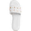 image:imageKARL LAGERFELD Womens Cushioned Insole Everyday Carenza Studs  Flat SandalBright White
