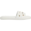 image:imageKARL LAGERFELD Womens Cushioned Insole Everyday Carenza Studs  Flat SandalBright White