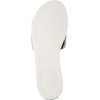 image:imageKARL LAGERFELD Womens Cushioned Insole Everyday Carenza Studs  Flat SandalWhite Gold
