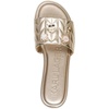 image:imageKARL LAGERFELD Womens Cushioned Insole Everyday Carenza Studs  Flat SandalWhite Gold
