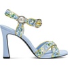 image:imageKARL LAGERFELD Womens Daelin Ankle Strap Evening Dress HeelBaltic BlueLime
