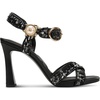 image:imageKARL LAGERFELD Womens Daelin Ankle Strap Evening Dress HeelBlack