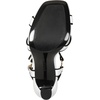 image:imageKARL LAGERFELD Womens Daelin Ankle Strap Evening Dress HeelBright WhiteBlack