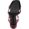 image:imageKARL LAGERFELD Womens Daelin Ankle Strap Evening Dress HeelHot Pink Sequins