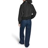 image:imageKARL LAGERFELD Womens Drop Shoulder Bomber Jacket With Logo CollarBlack