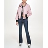 image:imageKARL LAGERFELD Womens Drop Shoulder Bomber Jacket With Logo CollarBlush