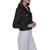 image:imageKARL LAGERFELD Womens Everyday Collared Essential Cropped Tweed JacketBlack
