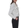 image:imageKARL LAGERFELD Womens Everyday Collared Essential Cropped Tweed JacketSoft White