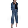 image:imageKARL LAGERFELD Womens Everyday Collarless Essential Casual JacketCoastal Blue