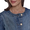 image:imageKARL LAGERFELD Womens Everyday Collarless Essential Casual JacketCoastal Blue