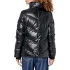 image:imageKARL LAGERFELD Womens Faux Fur Trim Hooded Down Short Puffer JacketFaux Fur Trim Black
