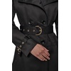 image:imageKARL LAGERFELD Womens Flared Trench CoatBlack