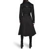 image:imageKARL LAGERFELD Womens Flared Trench CoatBlack