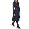image:imageKARL LAGERFELD Womens Flared Trench CoatInk