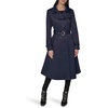image:imageKARL LAGERFELD Womens Flared Trench CoatInk