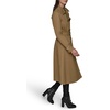 image:imageKARL LAGERFELD Womens Flared Trench CoatKhaki