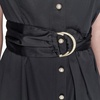 image:imageKARL LAGERFELD Womens Flutter Sleeve Collared ShirtdressBlack