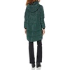 image:imageKARL LAGERFELD Womens Full Length Puffer JacketKnit Cuff Hooded Emerald