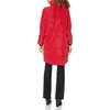 image:imageKARL LAGERFELD Womens Full Length Puffer JacketKnit Cuff Hooded Red