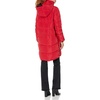 image:imageKARL LAGERFELD Womens Full Length Puffer JacketKnit Cuff Hooded Red