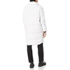 image:imageKARL LAGERFELD Womens Full Length Puffer JacketKnit Cuff Hooded White