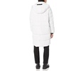 image:imageKARL LAGERFELD Womens Full Length Puffer JacketKnit Cuff Hooded White