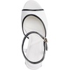 image:imageKARL LAGERFELD Womens Hallet Platform Block Heel With Ankle StrapBright WhiteBlack