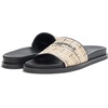 image:imageKARL LAGERFELD Womens Hazlet Flat Sandal Slide With LogoNaturalBlack