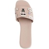 image:imageKARL LAGERFELD Womens Jeslyn Flat Sandal Slide With PinsDune Pink