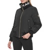 image:imageKARL LAGERFELD Womens Karl Lagerfeld Paris Womens Bomber JacketKnit Collar Black