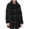 image:imageKARL LAGERFELD Womens Karl Lagerfeld Paris Womens Faux Fur JacketFaux Leather Black