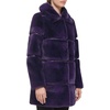 image:imageKARL LAGERFELD Womens Karl Lagerfeld Paris Womens Faux Fur JacketFaux Leather Purple